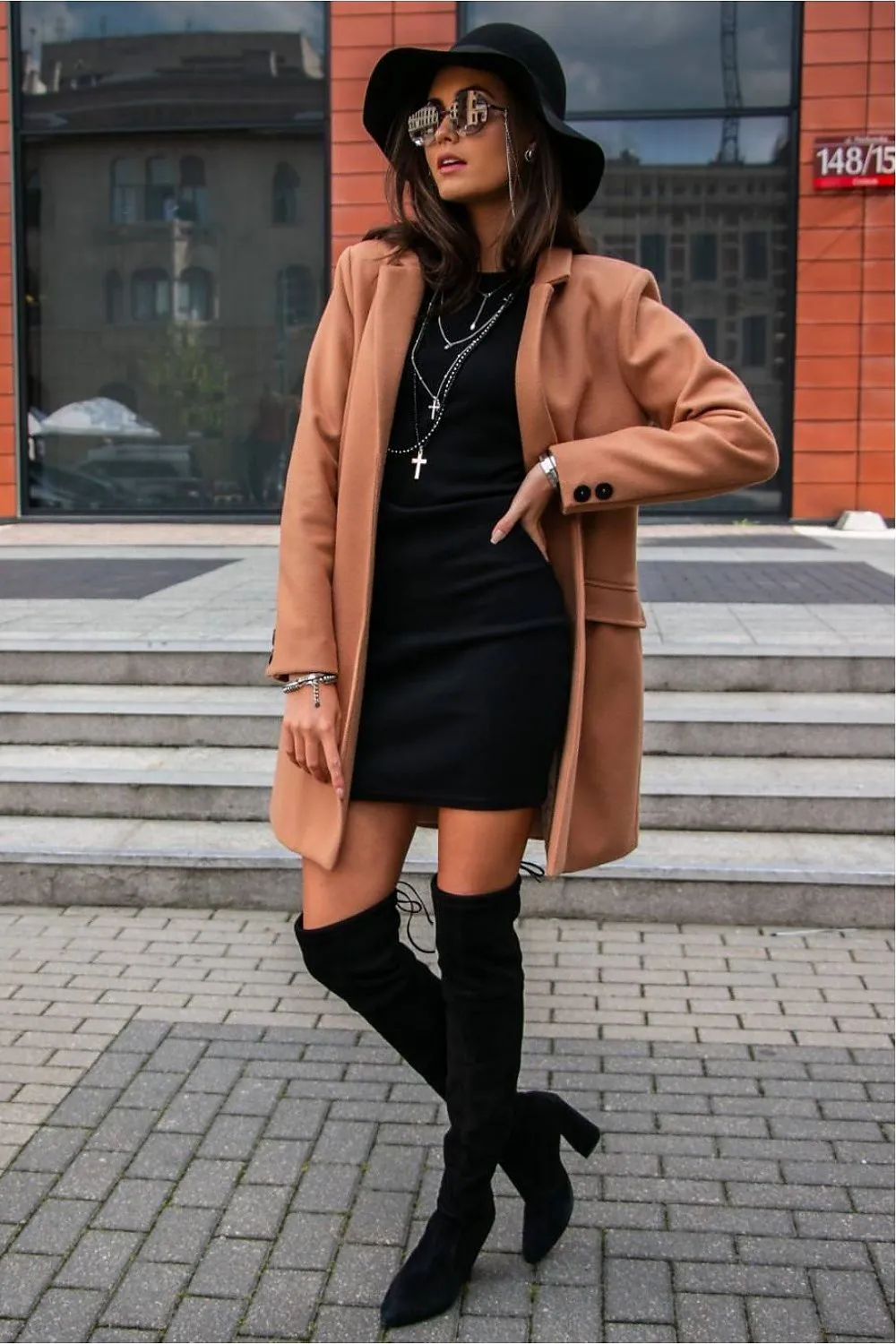 Tailored Single-Breasted Coat