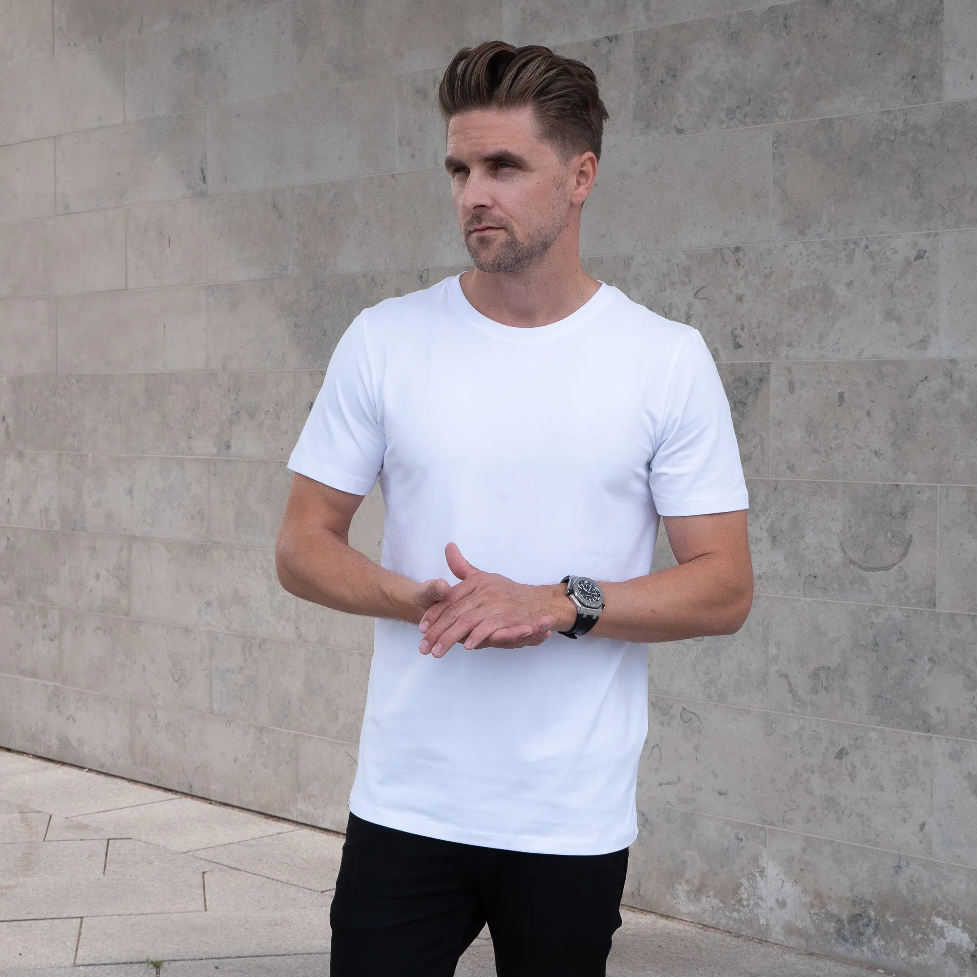 T.Albrechtson Premium Cotton Slim Fit T-shirt