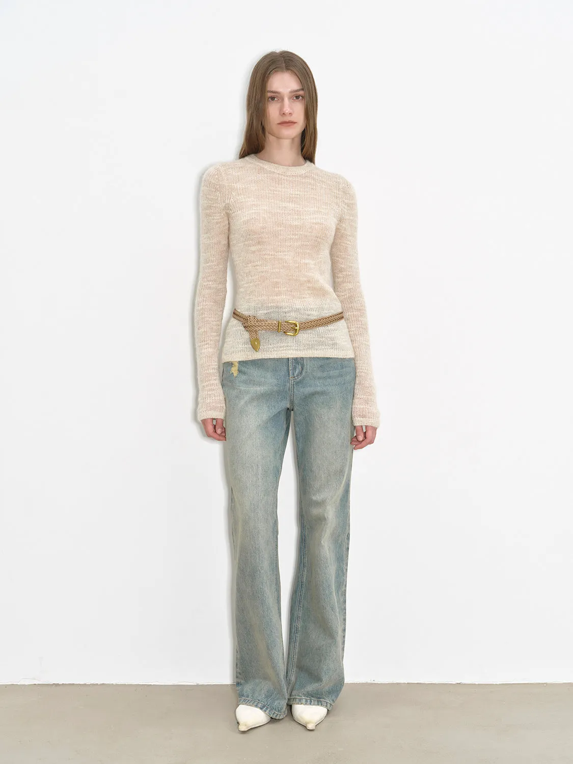 Textured Knit Sweater