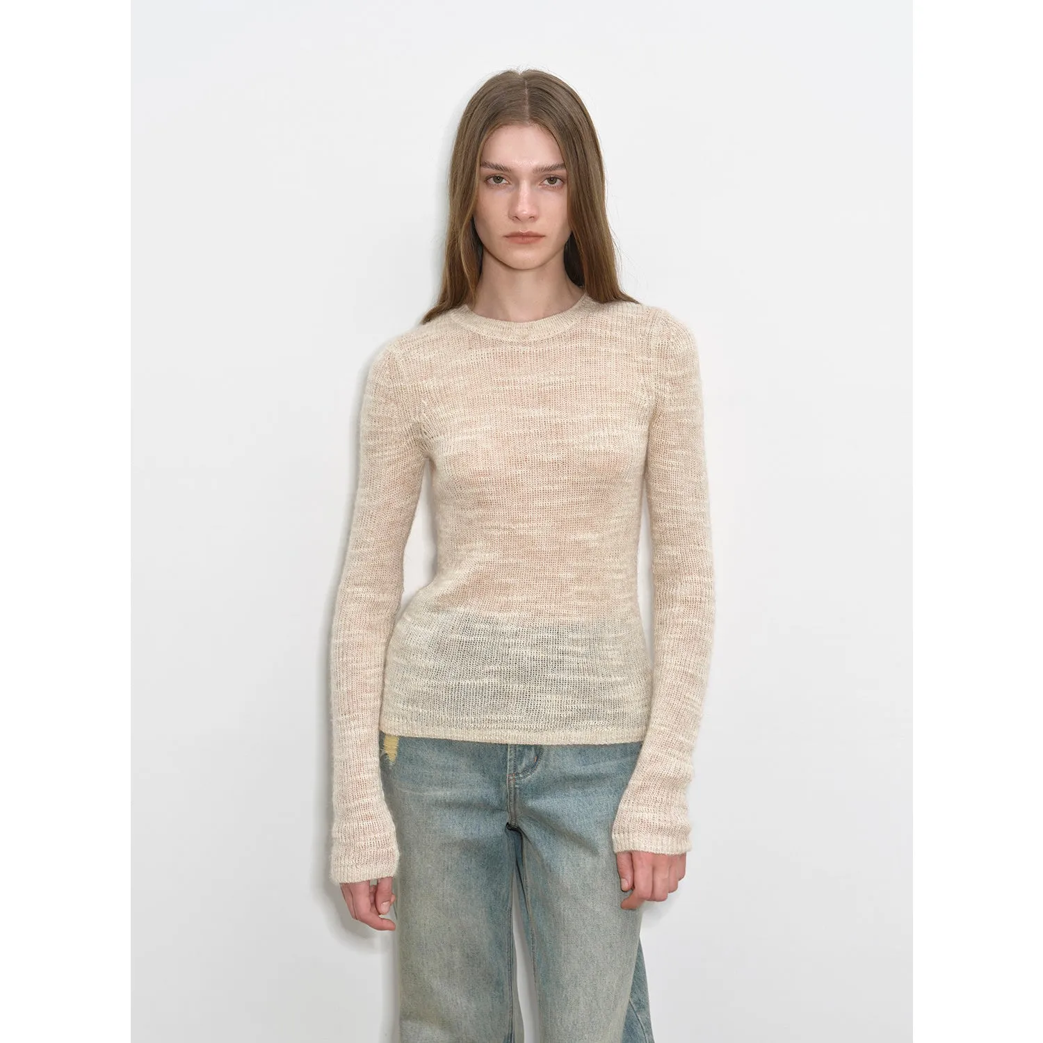 Textured Knit Sweater