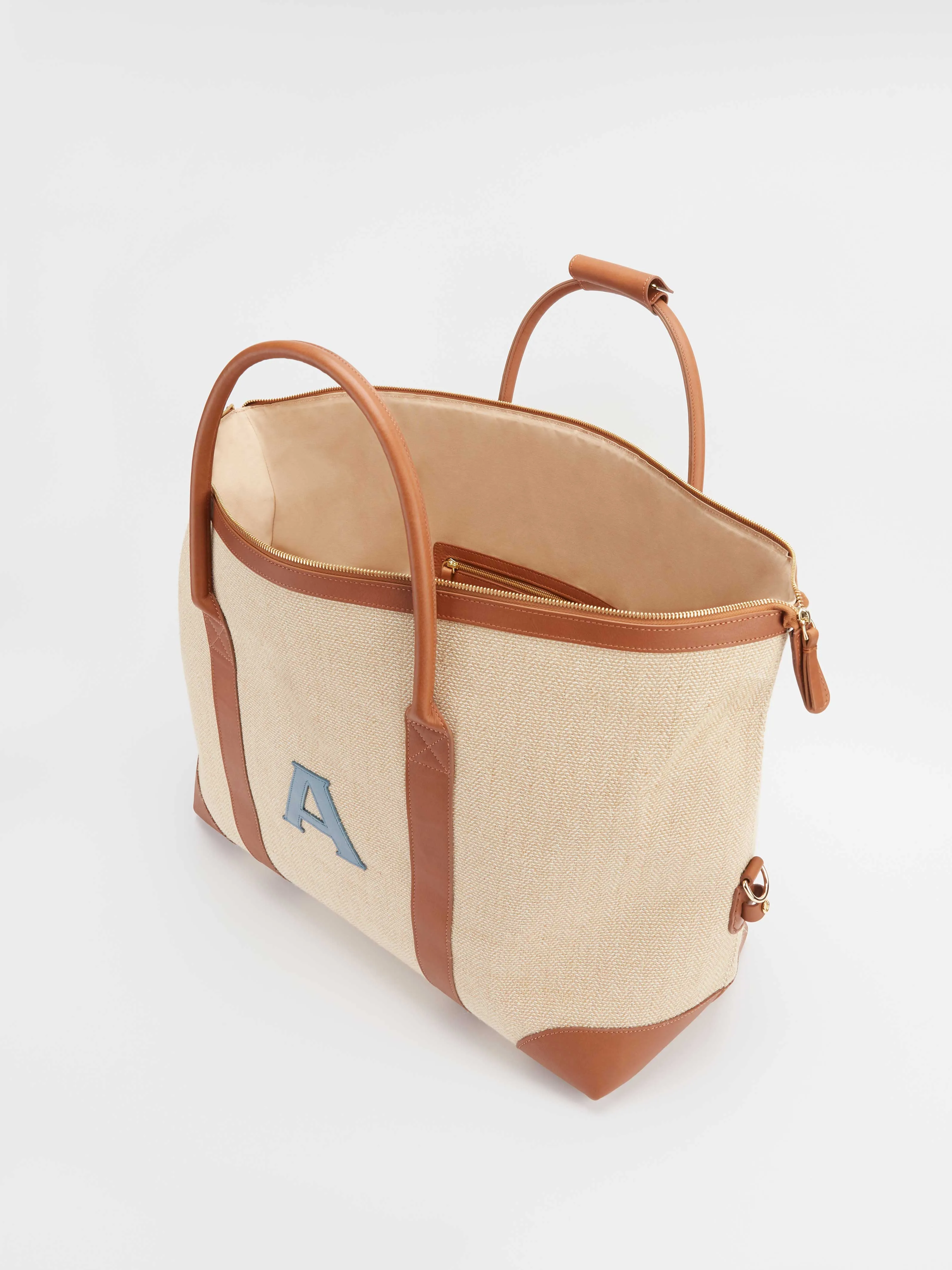 The Weekend Bag, Cream & Cornflower Blue, 2023 Edition