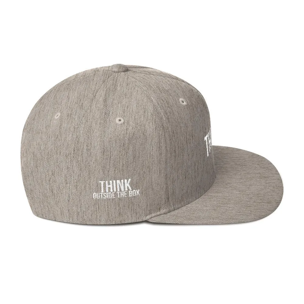 Think Outside the Box Snapback Hat