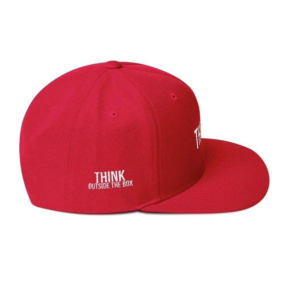 Think Outside the Box Snapback Hat