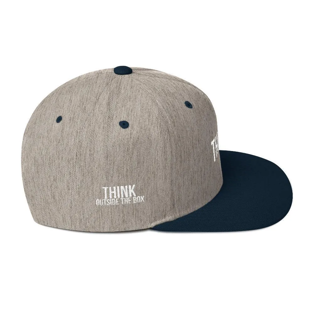 Think Outside the Box Snapback Hat
