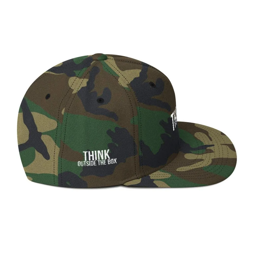 Think Outside the Box Snapback Hat