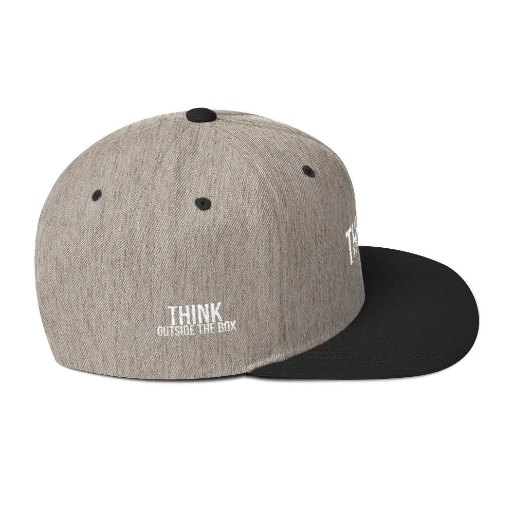 Think Outside the Box Snapback Hat