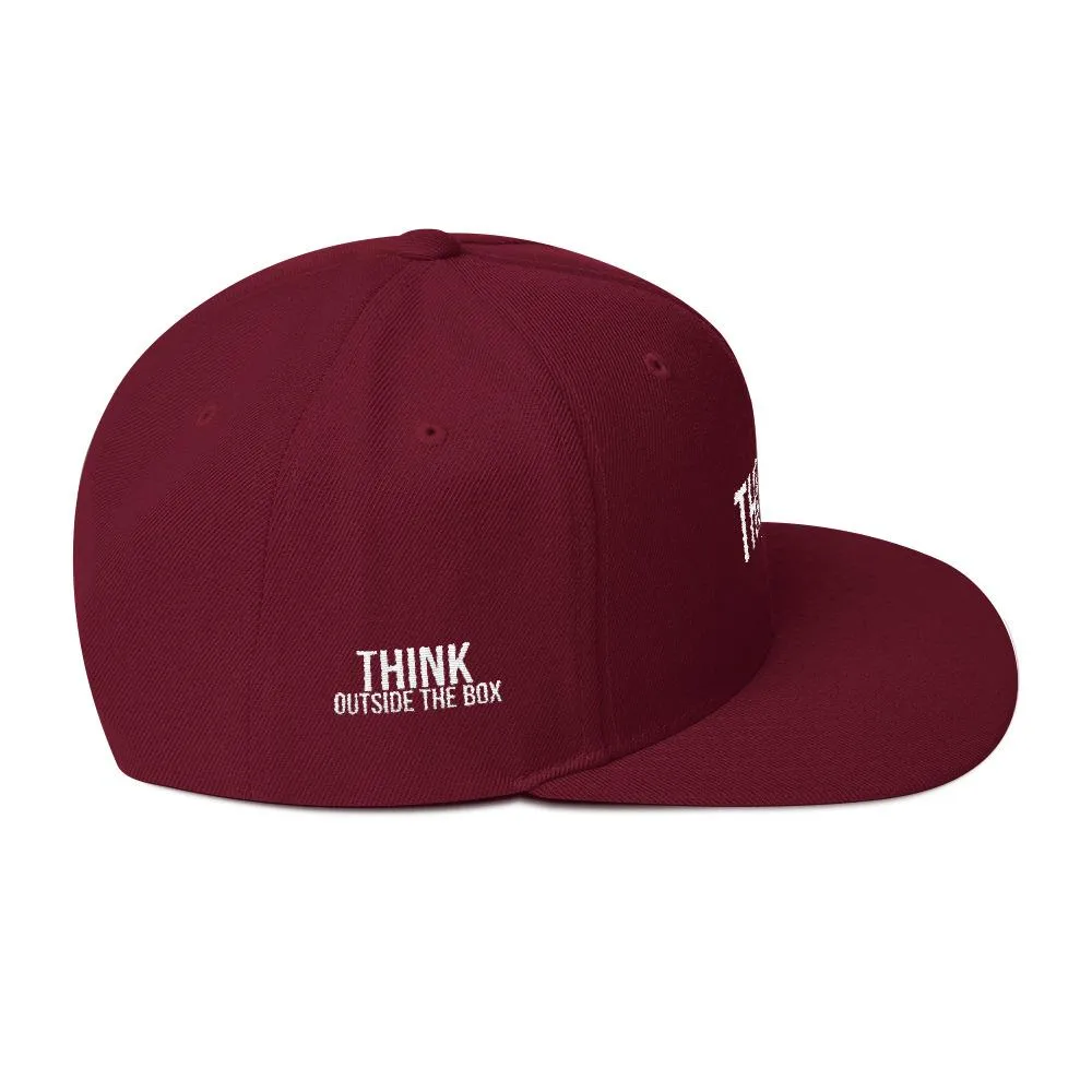 Think Outside the Box Snapback Hat