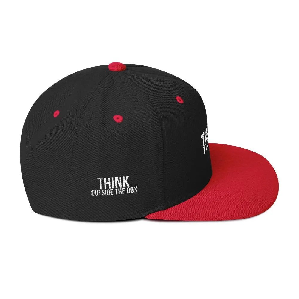 Think Outside the Box Snapback Hat