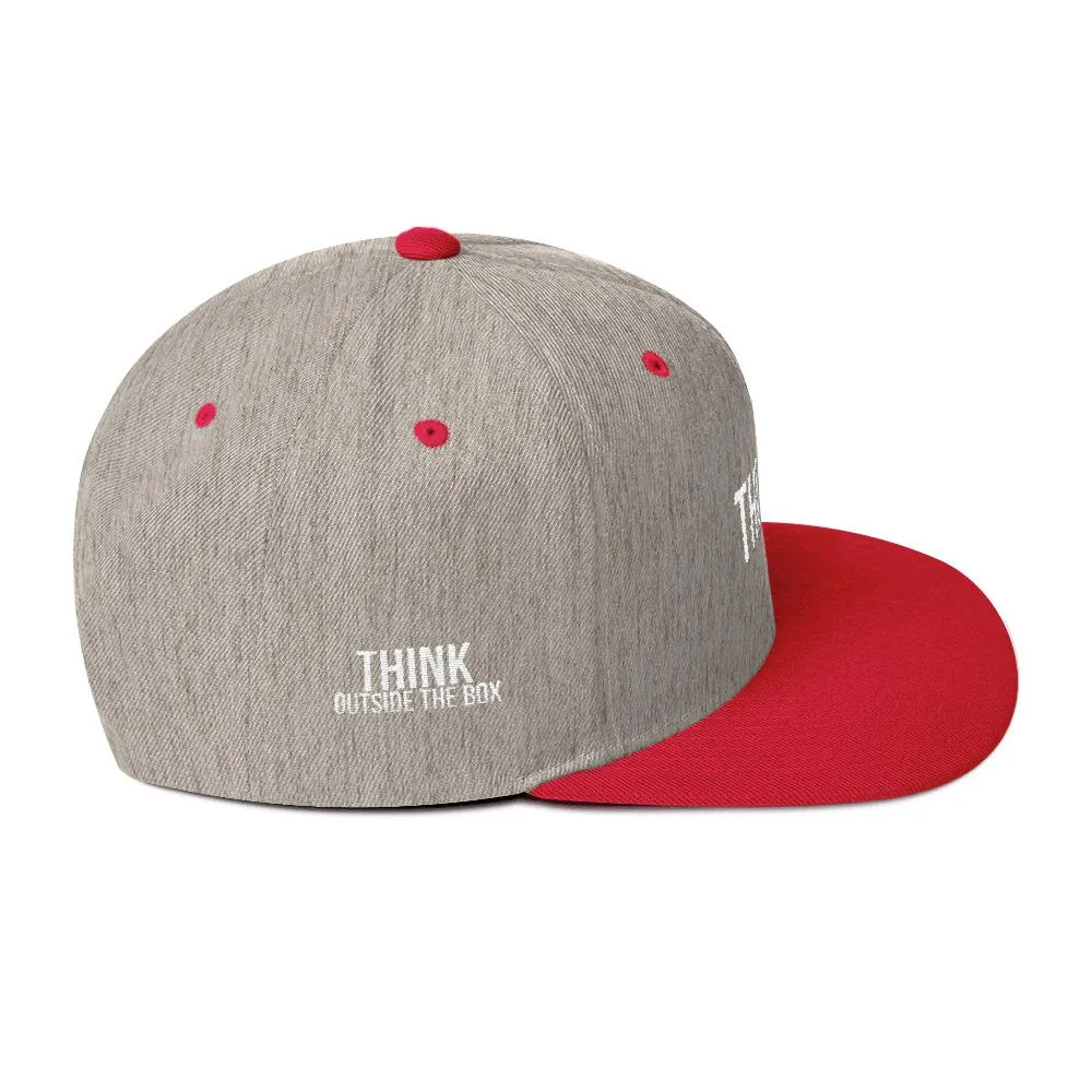 Think Outside the Box Snapback Hat
