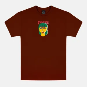 THRASHER Talk Shit Tee Maroon