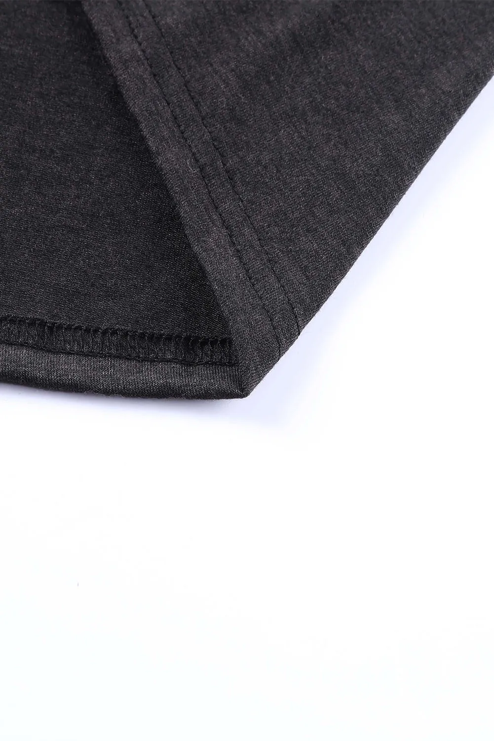 Tie Plunging Back Dolman Sleeve Oversize Top