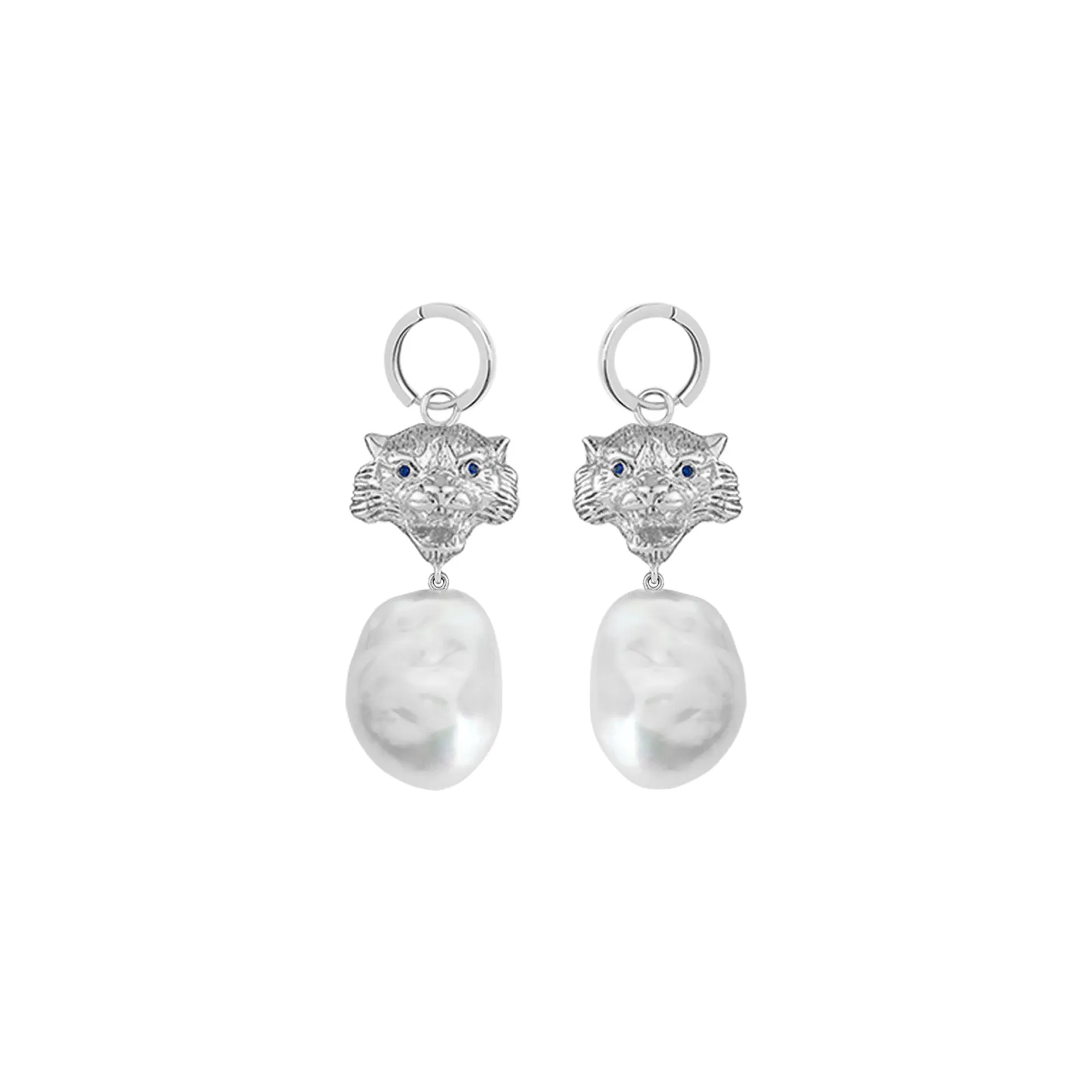 TIGER BAROQUE HOOP EARRINGS