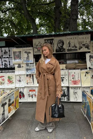 TillieIC Trenchcoat - Tan