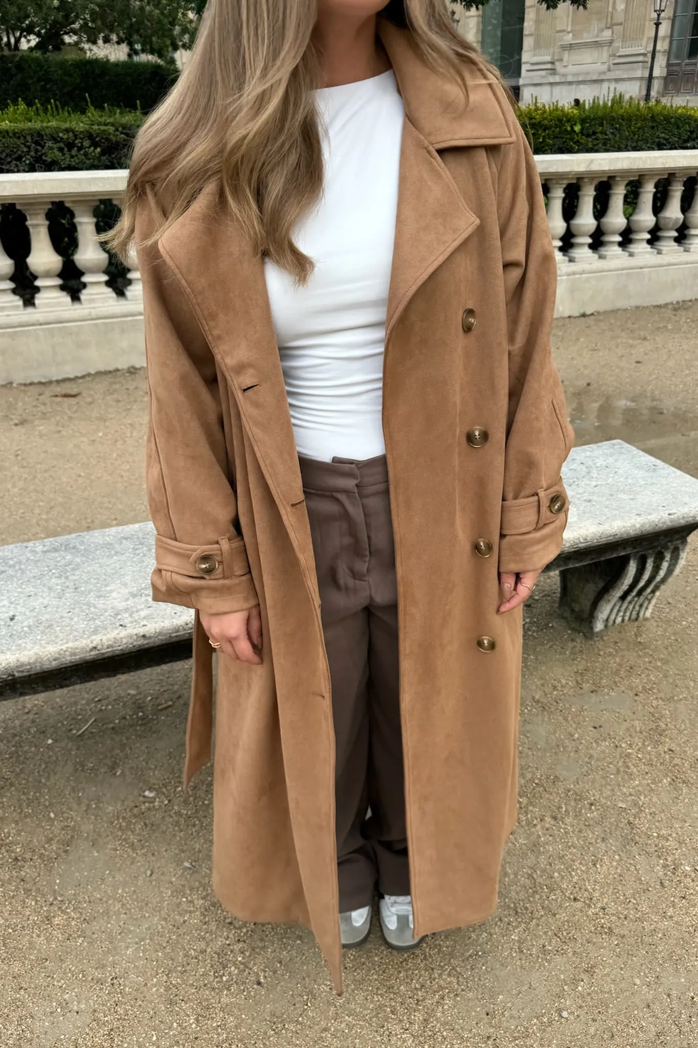 TillieIC Trenchcoat - Tan