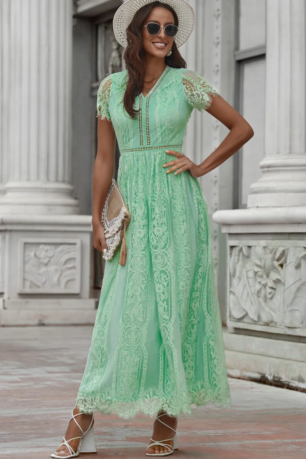 Timeless Lace Maxi Dress