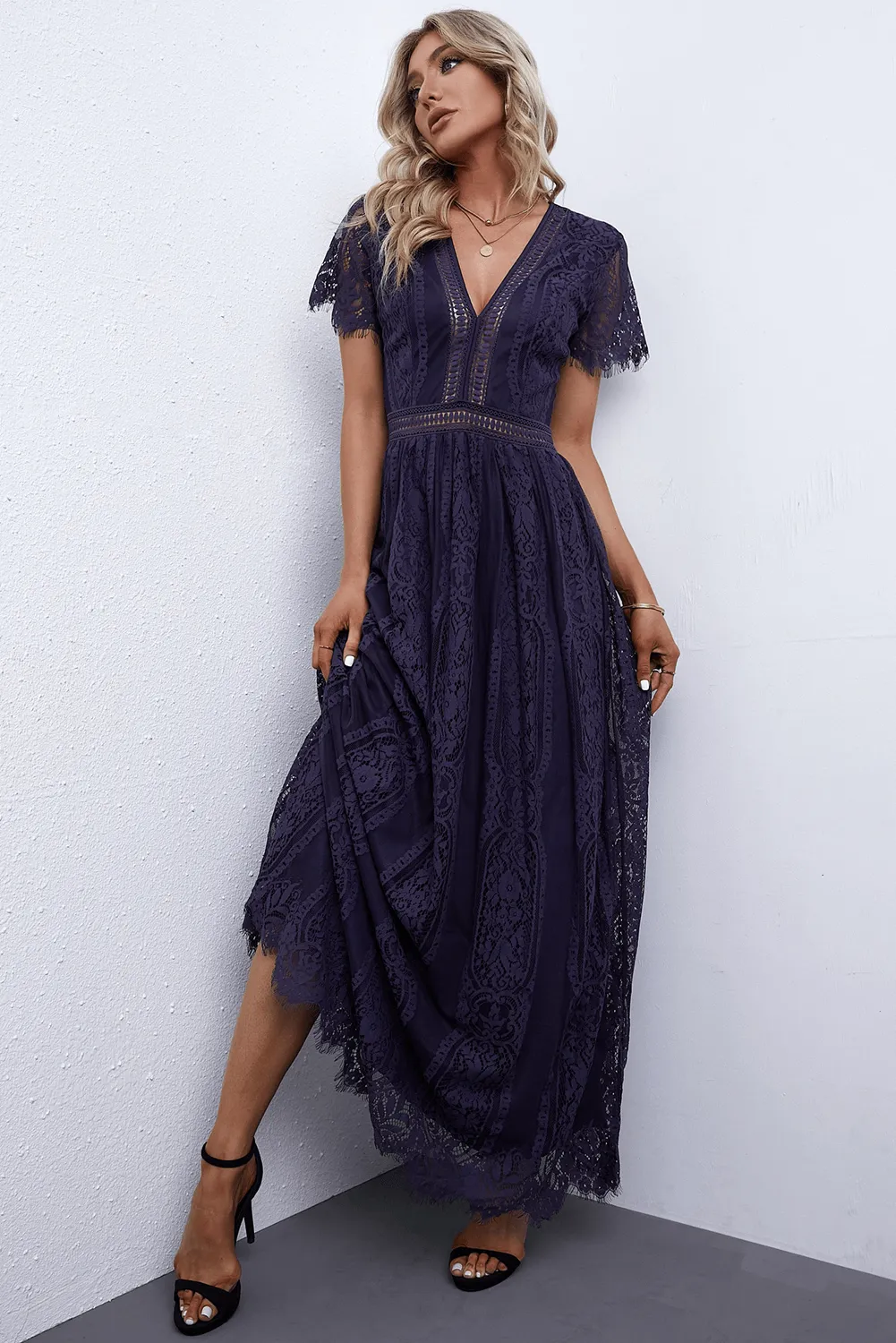 Timeless Lace Maxi Dress