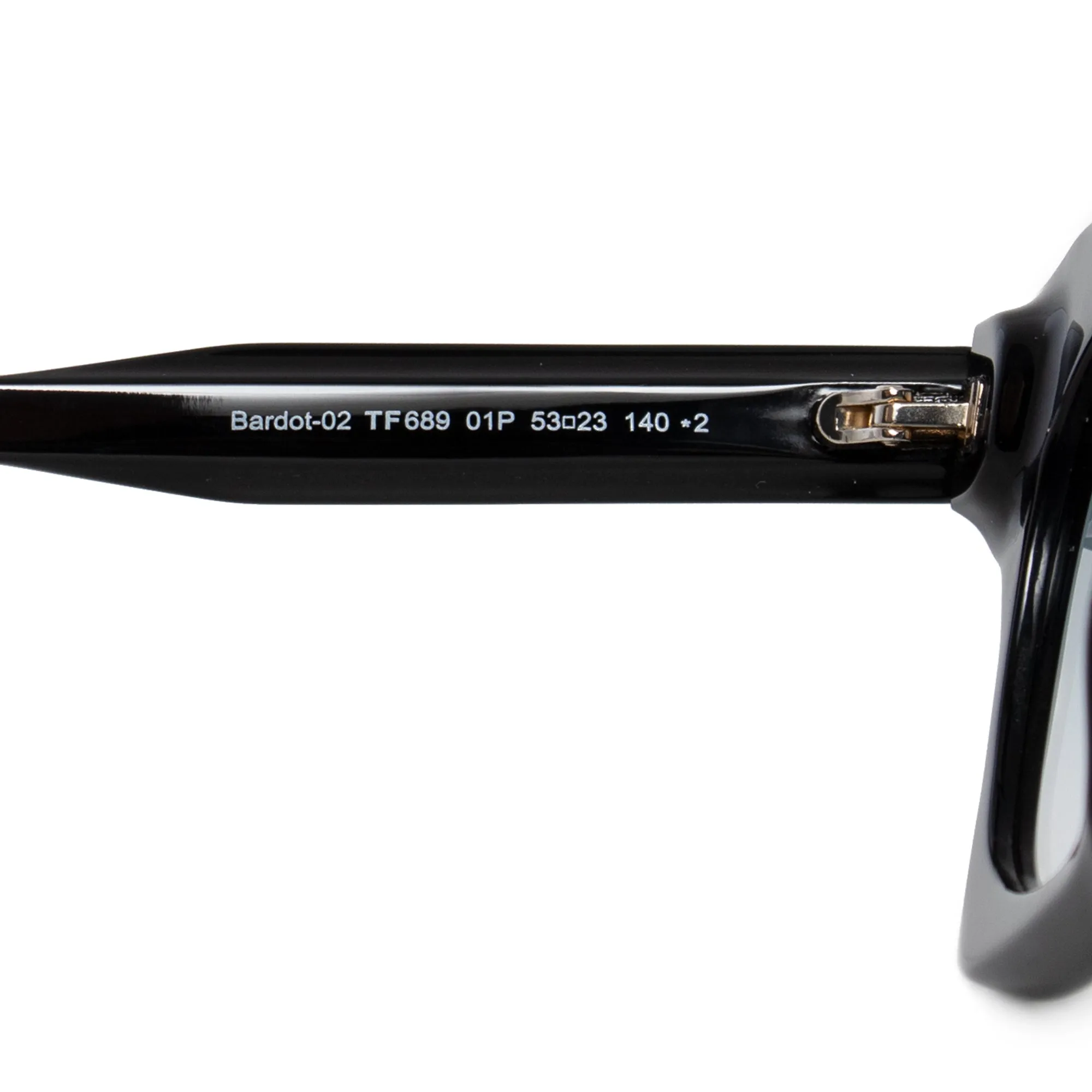 Tom Ford Bardot Butterfly Sunglasses FT0689 01P 53