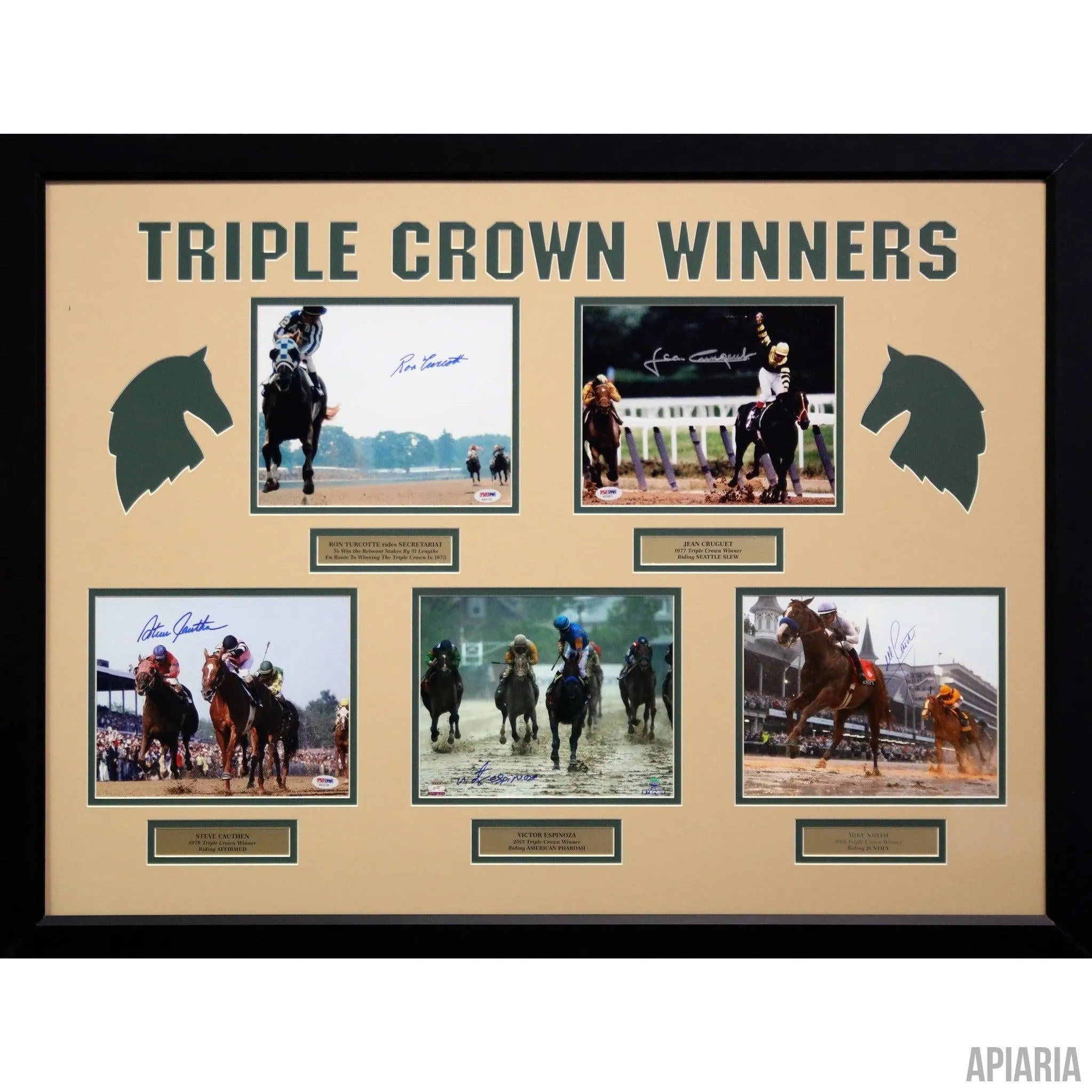 Triple Crown Winners, Autographed By Five