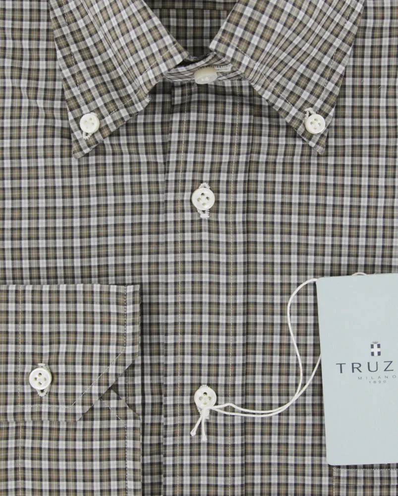 Truzzi Brown Shirt - Slim