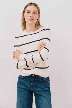 Two- buttons jersey - Navy