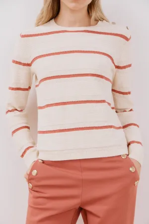 Two- buttons jersey - Pink