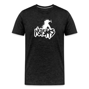 Unfork-gettable – No Forks Men’s Premium Tee (White Logo)