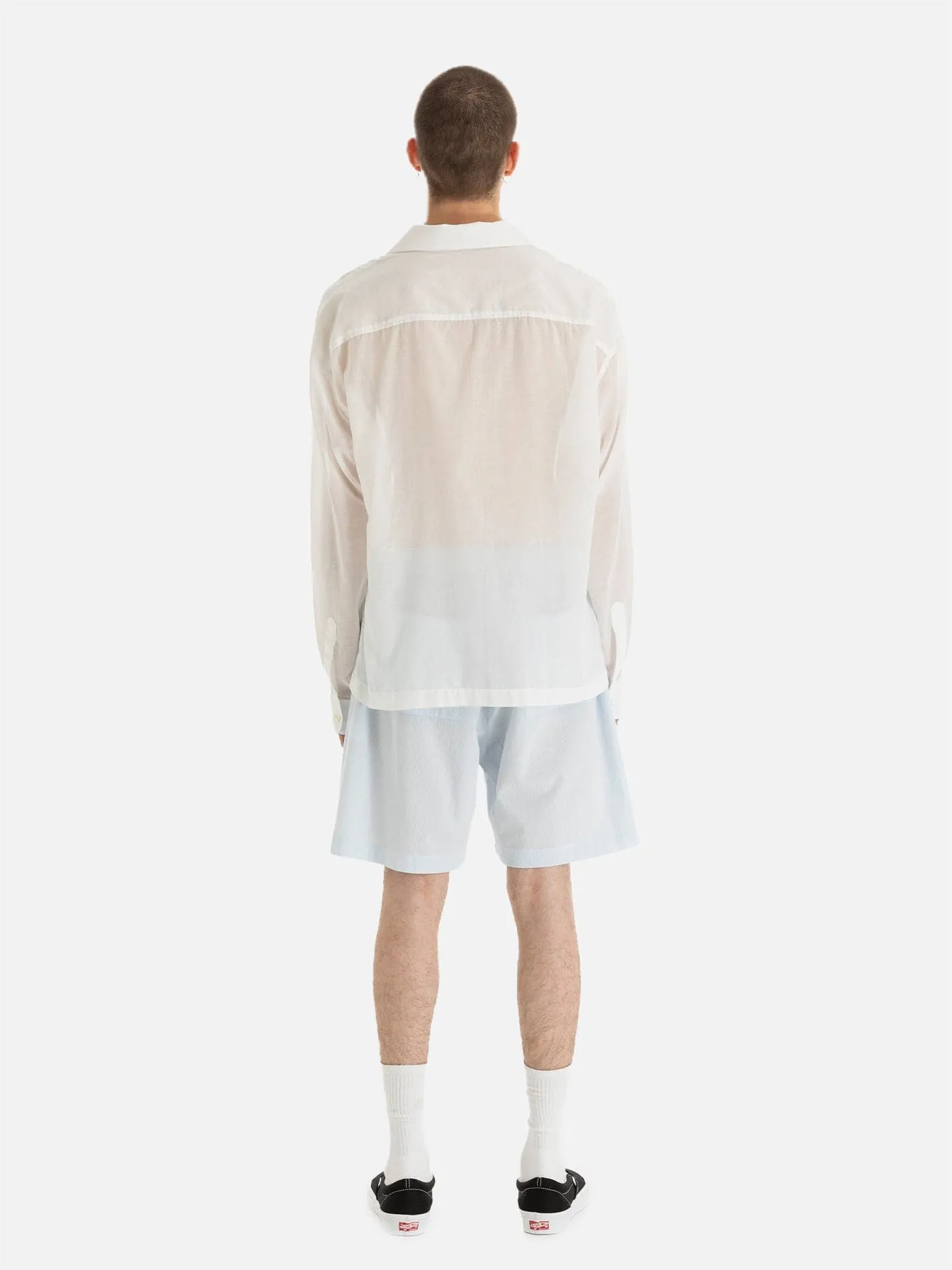 Unisex Nagoya Relaxed Kesim Gömlek - Kırık Beyaz