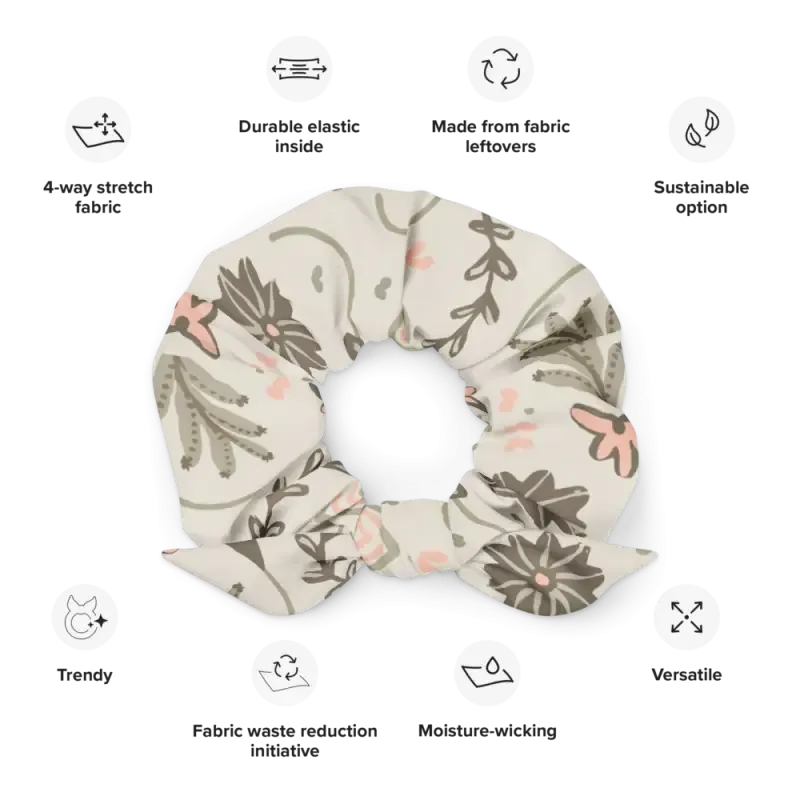 Upgrade your Look with Revamped Floral Scrunchie