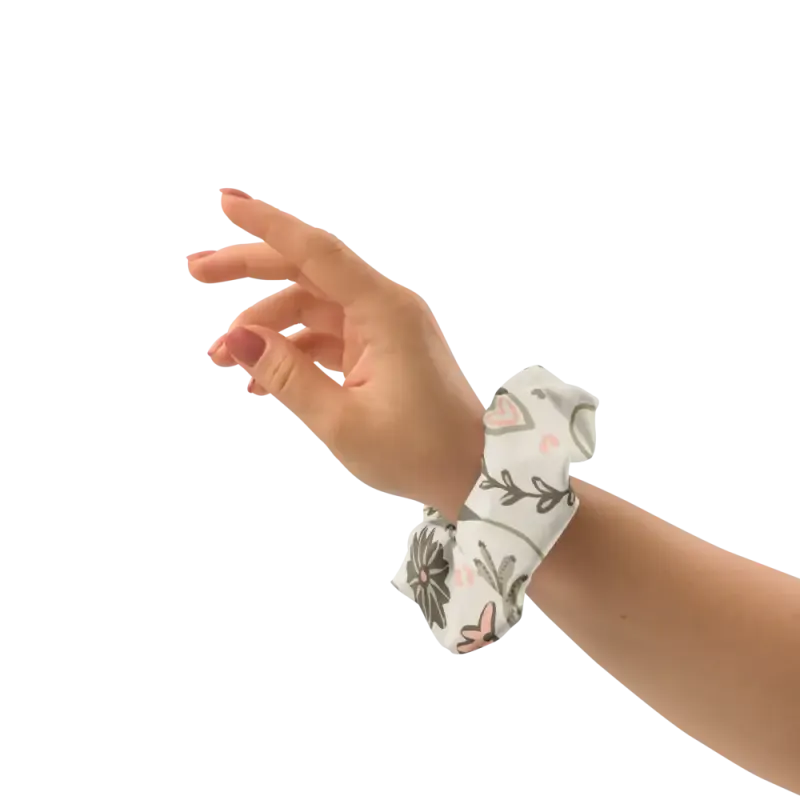 Upgrade your Look with Revamped Floral Scrunchie