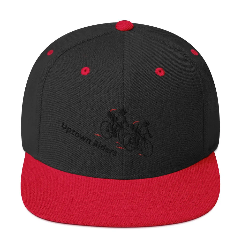 UPT Riders Black and Red Snapback Hat