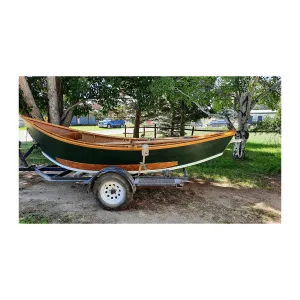 USED 1993 Dan Hill Wooden Drift Boat with BW Trailer