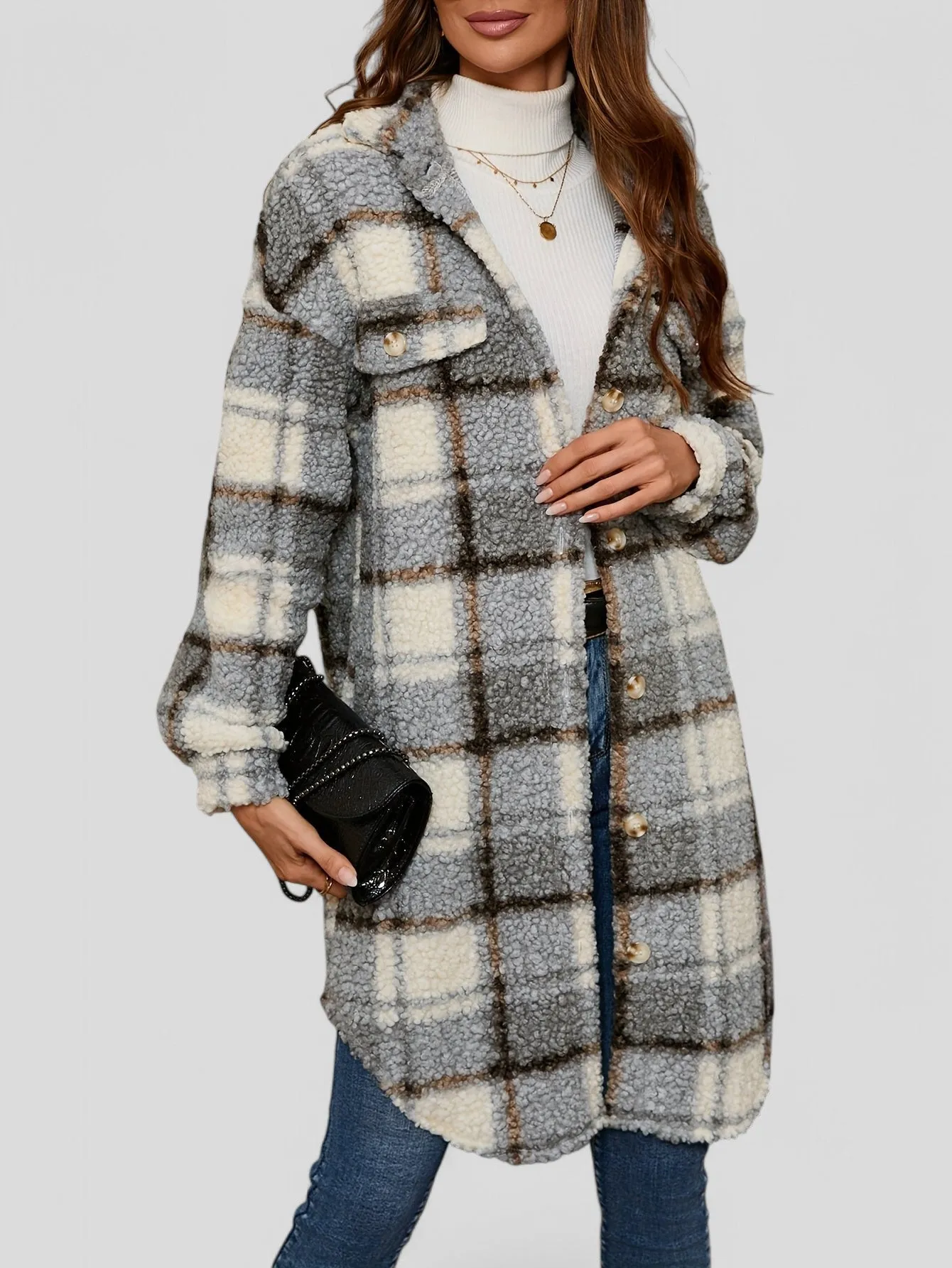 Valerie™ - Plaid Pattern Coat