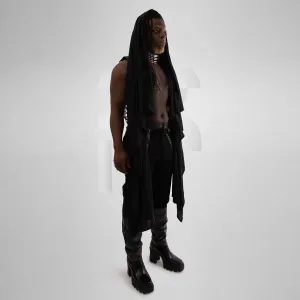 Vegan Vest Jersey Hoodie