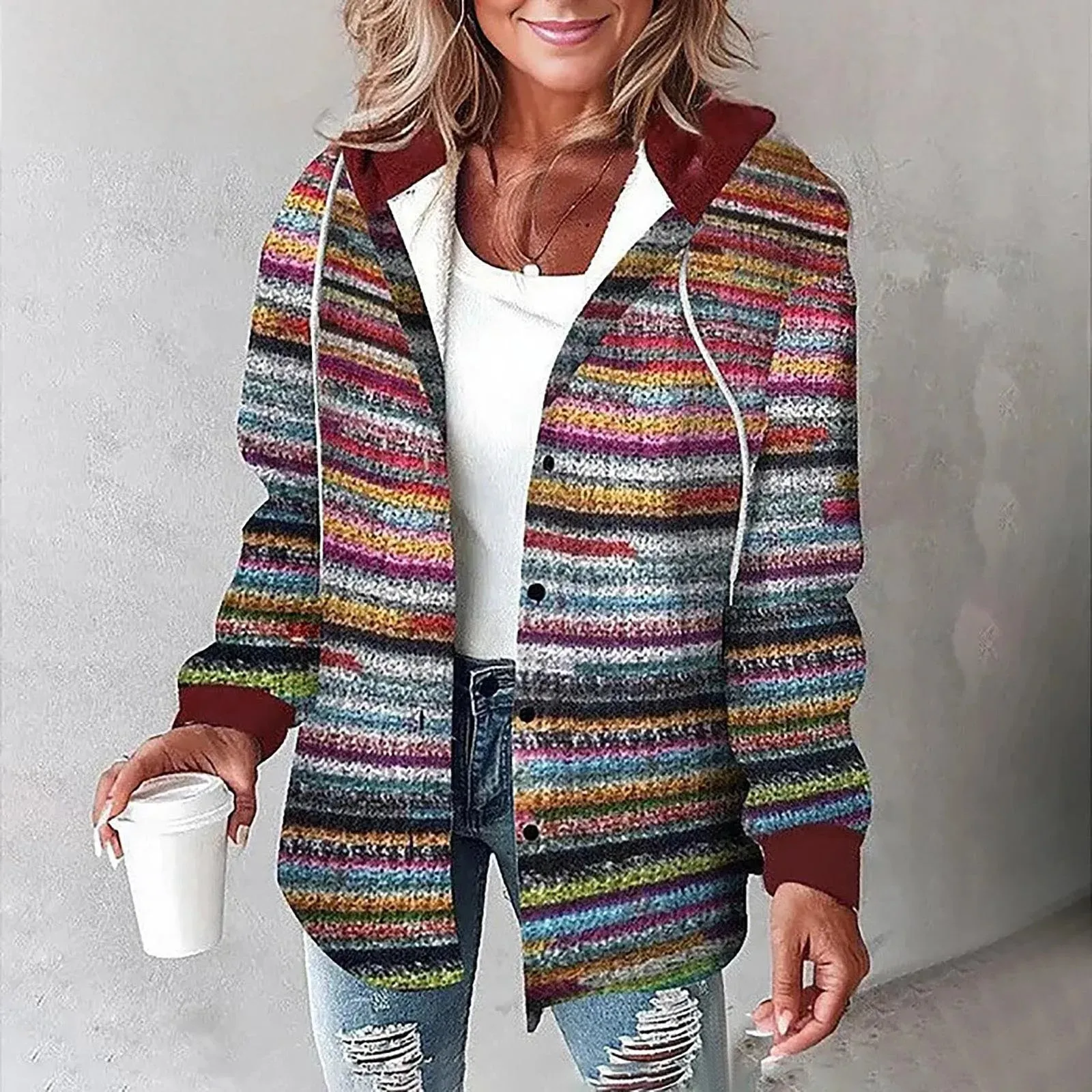 Veronica™ - Cozy Plaid Jacket