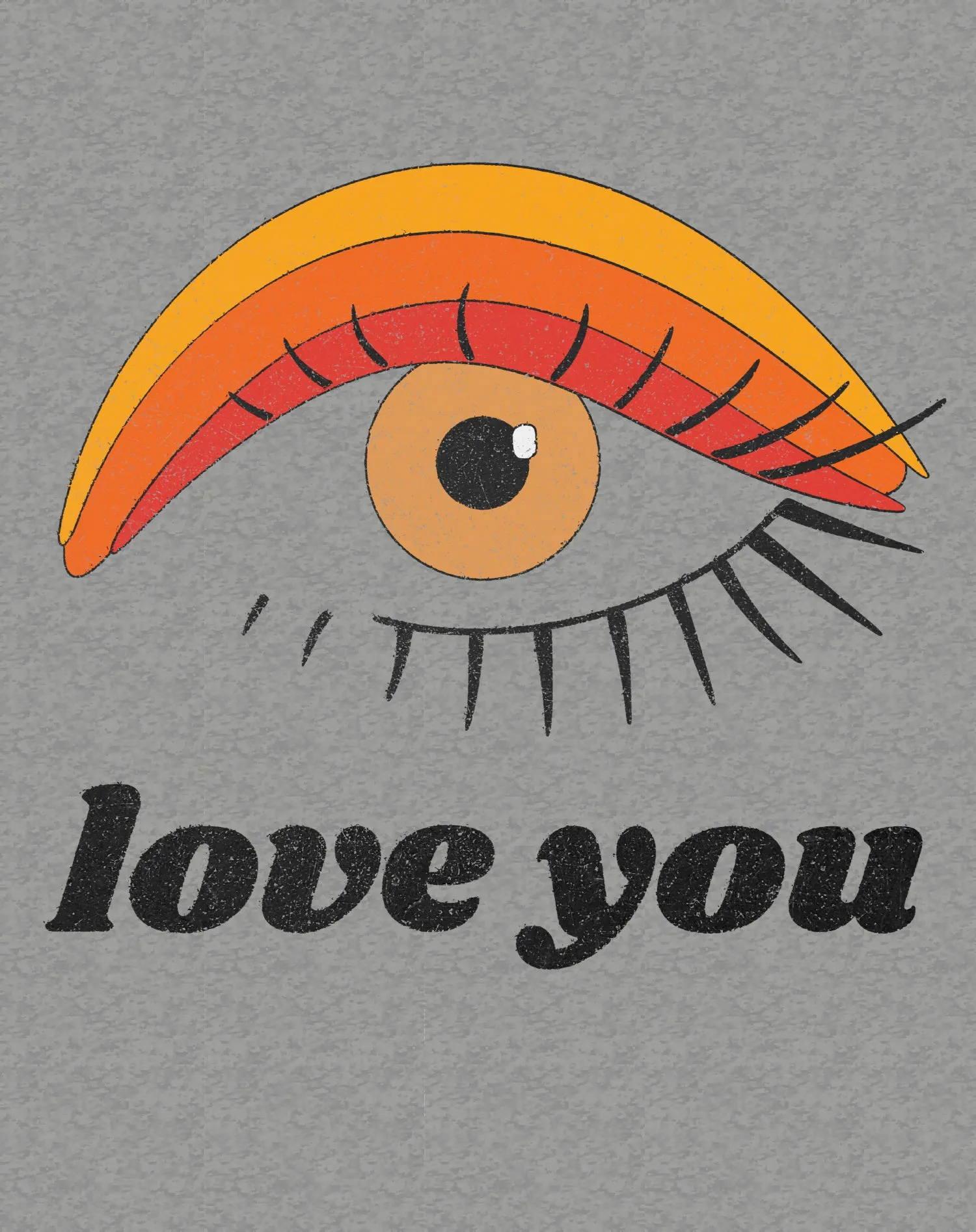 Vintage Valentine Eye Love You Women's T-shirt