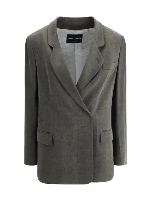 Viscose Blend Double Tailored Jacket