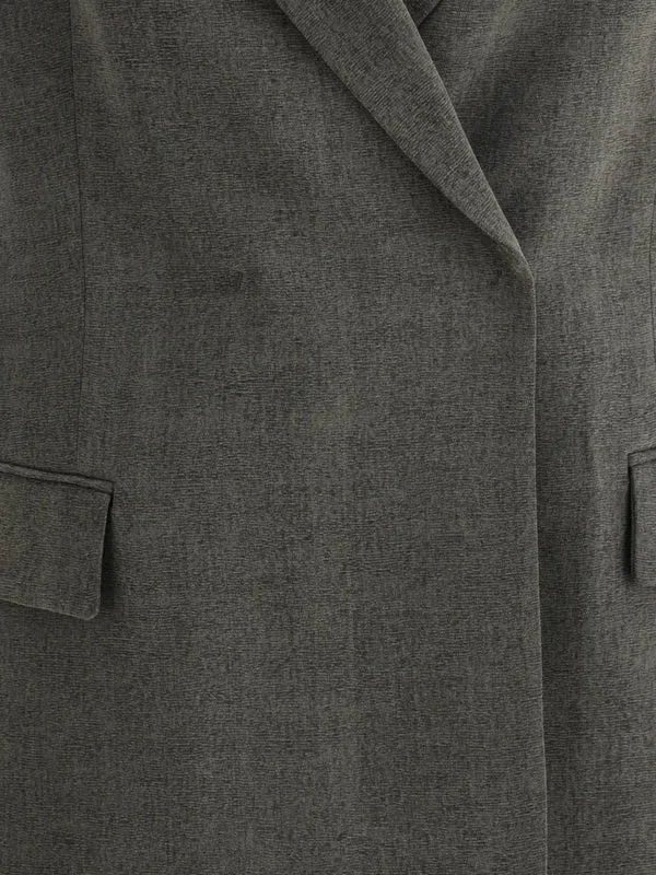 Viscose Blend Double Tailored Jacket