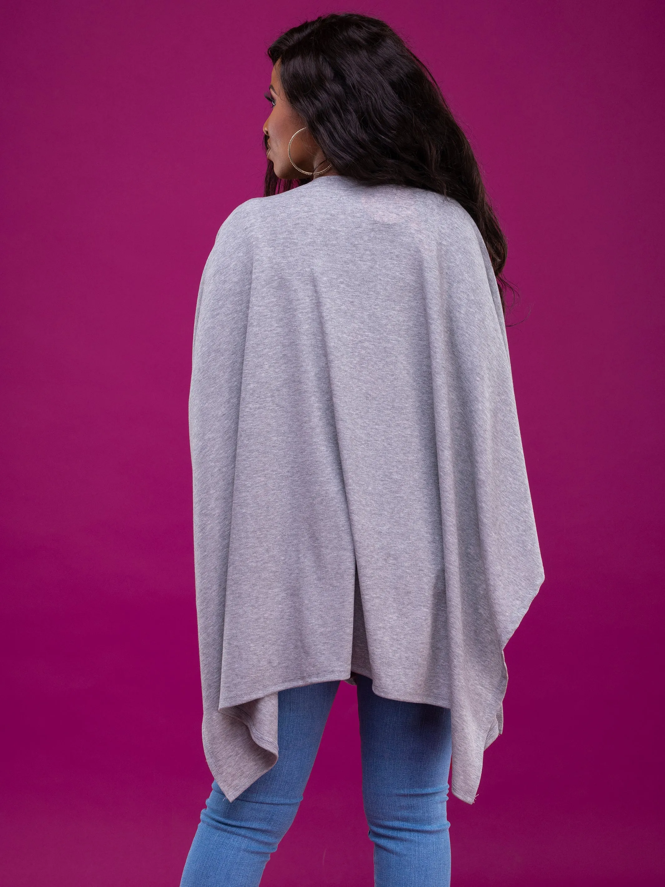 Vivo Rosie Shawl - Light Grey