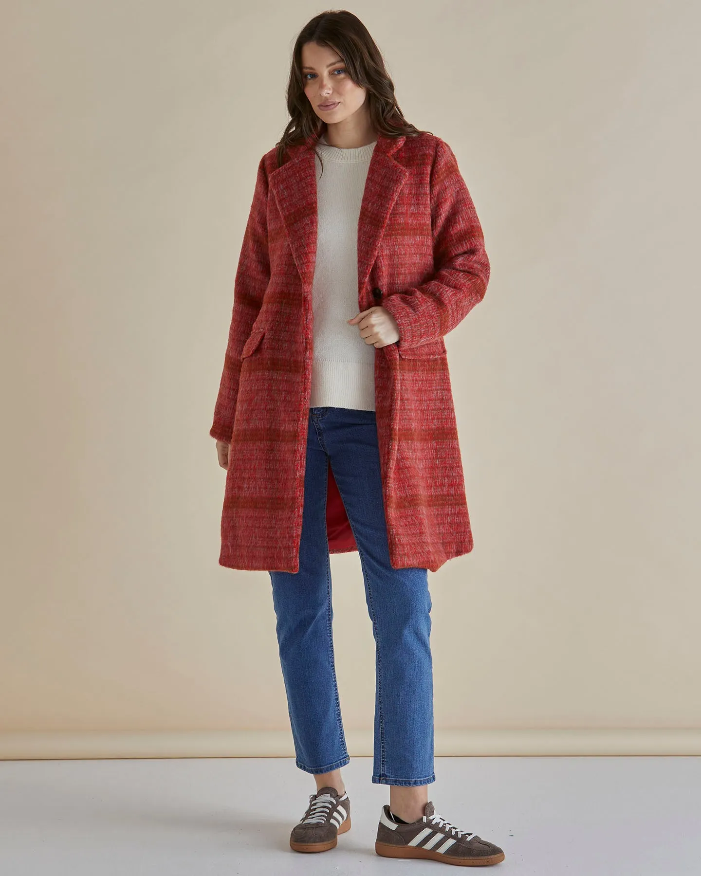 Wanda Coat - Rouge Red