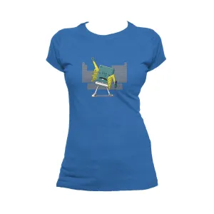 Weird Science Freddie Mercury Official Women's T-shirt (Royal Blue)
