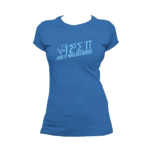 Weird Science I 8 Sum Pi Official Women's T-shirt (Royal Blue)