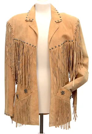 Western Fringe Suede Leather Jacket for Women Cowgirl WFJ1001