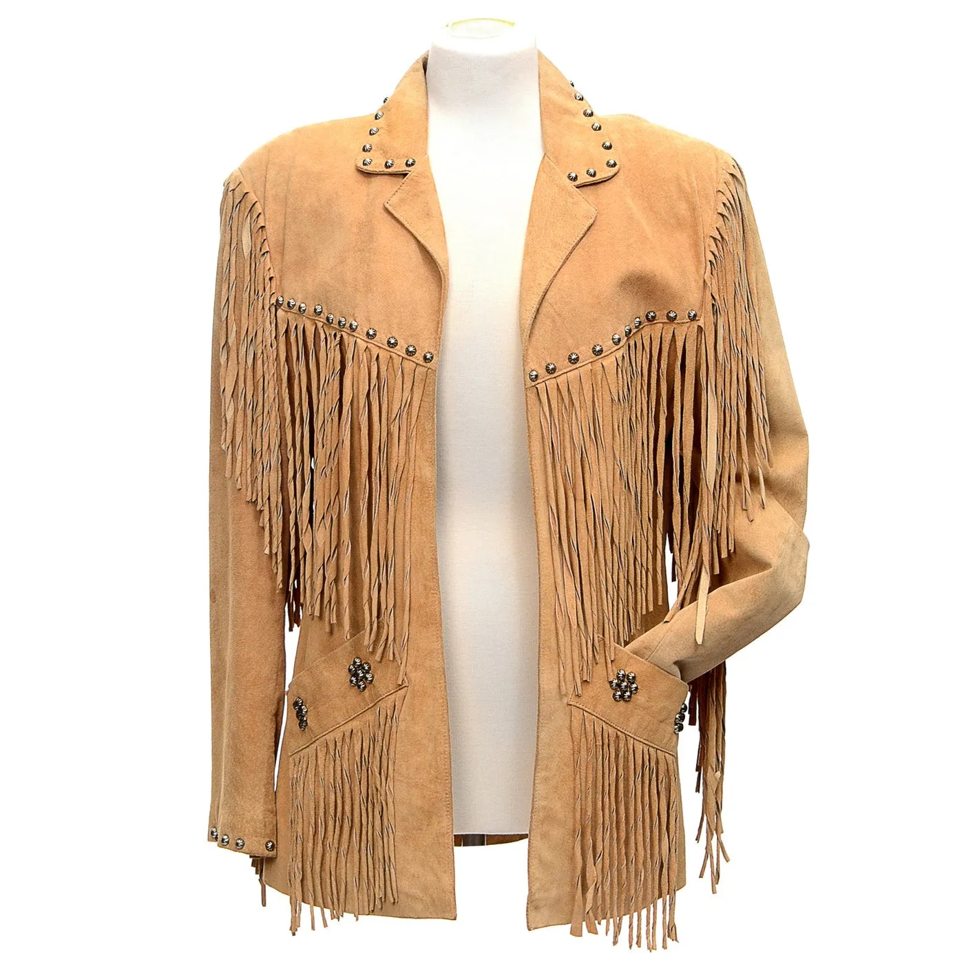 Western Fringe Suede Leather Jacket for Women Cowgirl WFJ1001