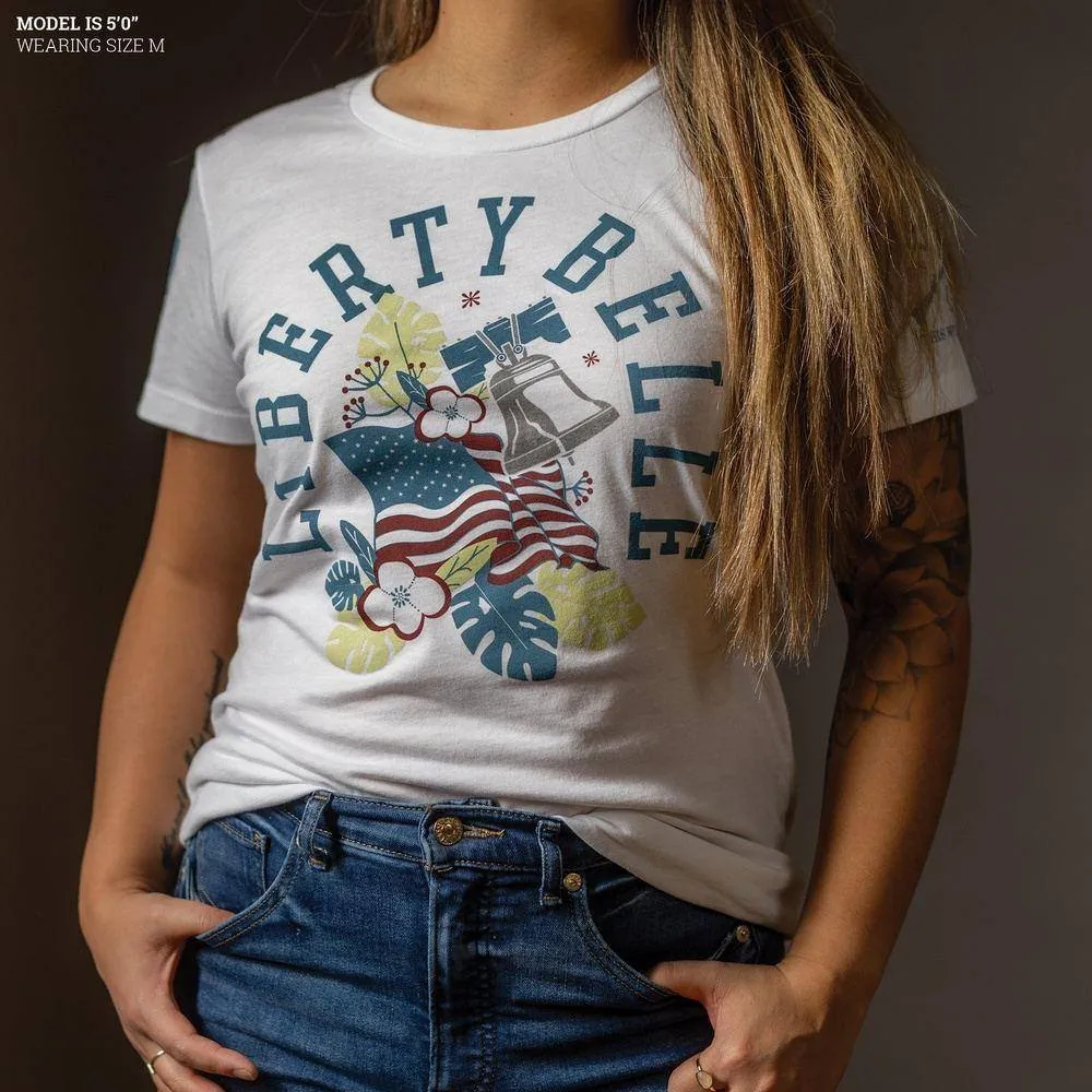 Women's Liberty Belle Slim Fit T-Shirt - White