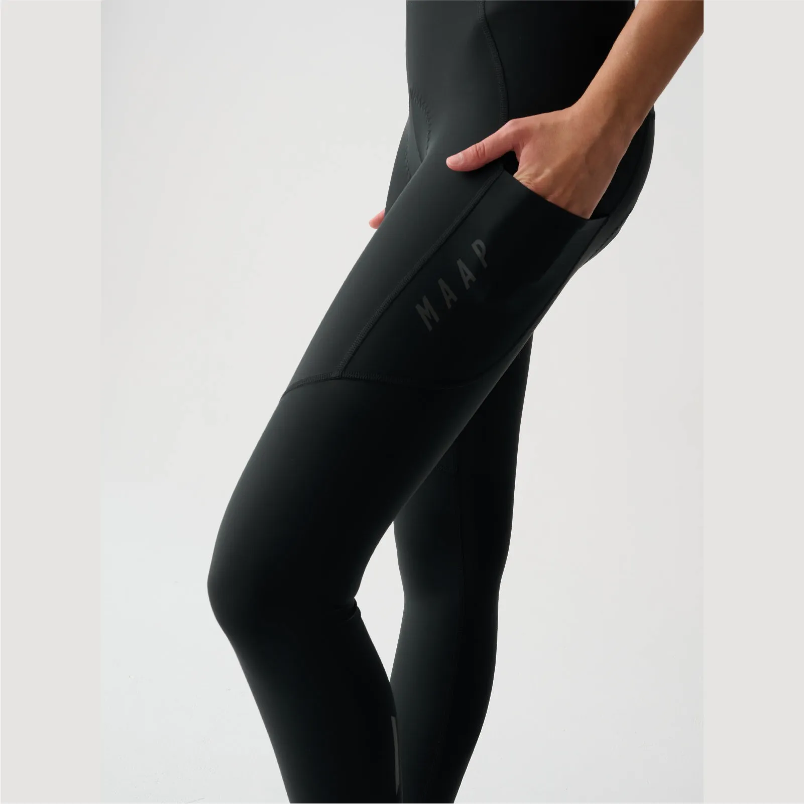 Women's Team Bib Evo Cargo Tights Black/Black