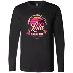 Worlds Greatest Lola Jersey Long Sleeve T-Shirt