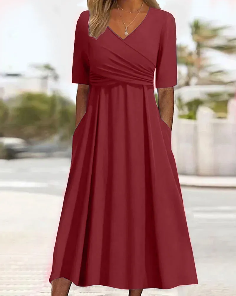 Yara - Elegant Tummy Covering Dress