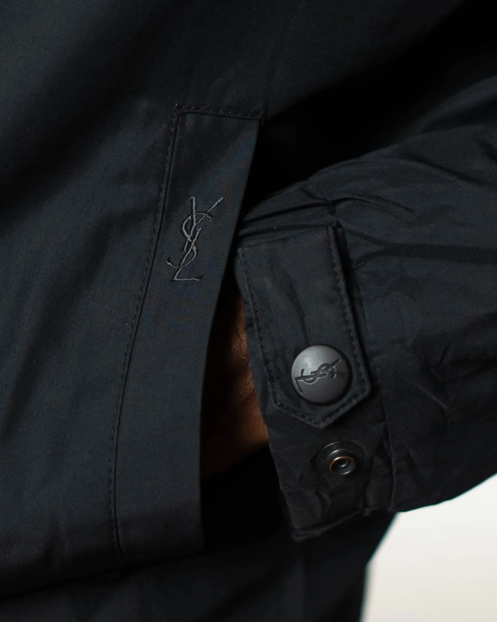 Yves Saint Laurent Twill Teddy Jacket