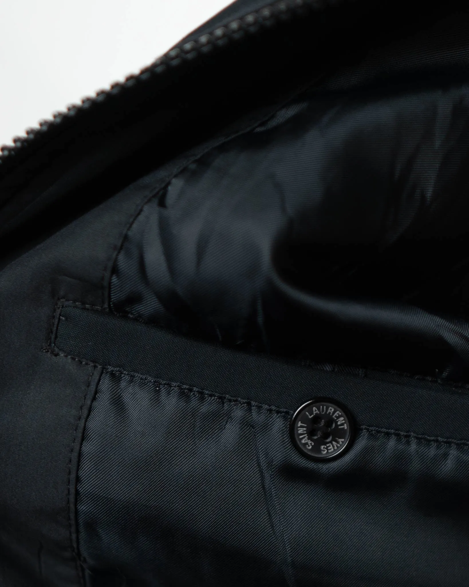 Yves Saint Laurent Twill Teddy Jacket