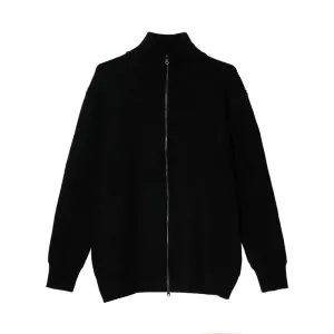Zipper Cardigan Knitted Jacket
